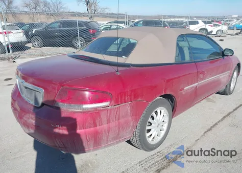 2001 Chrysler Sebring Lxi z USA, uszkodzony, nr VIN 1C3EL55U61N641099